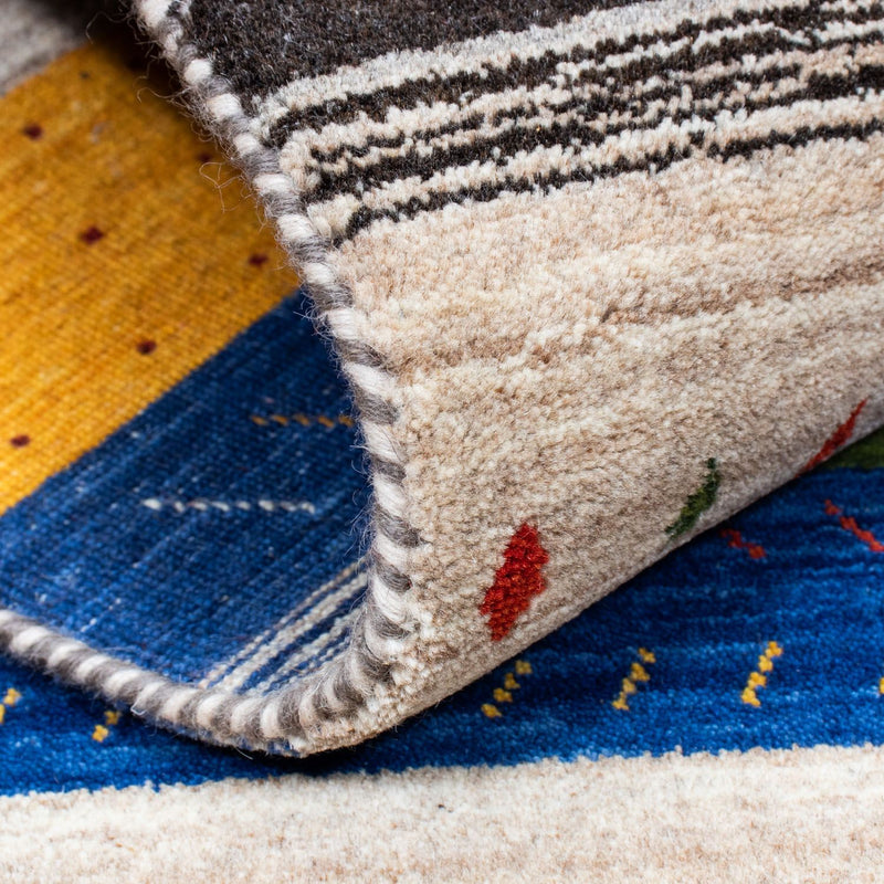 Gabbeh-matta - Loribaft Persian - 202 x 143 cm - flerfärgad