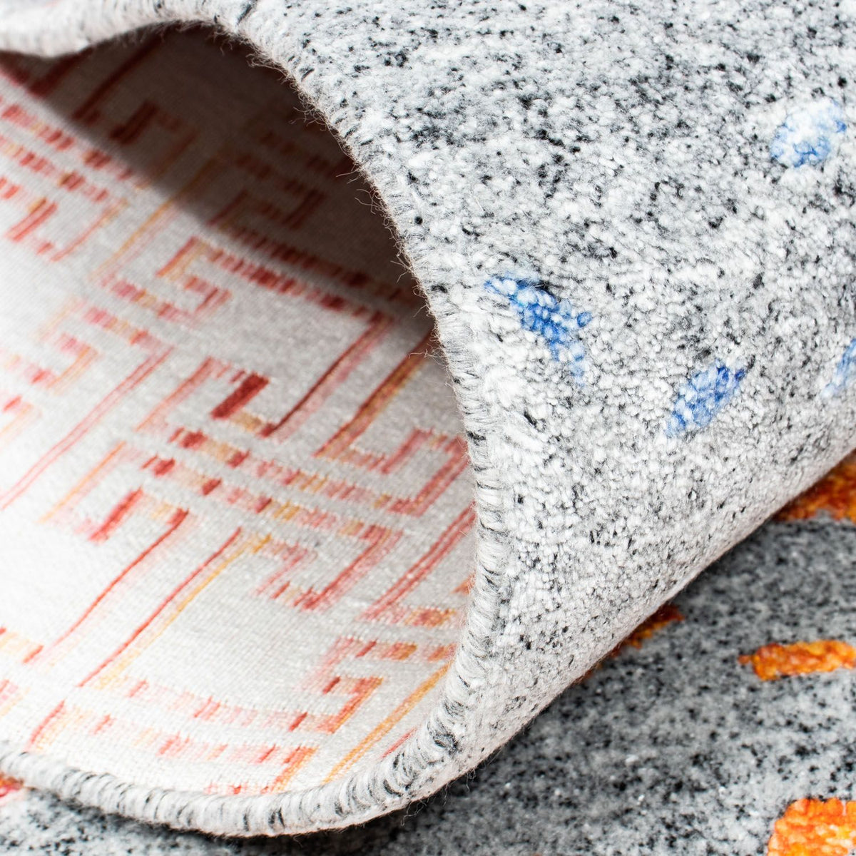 Designermatta - 200 x 140 cm - ljusblå