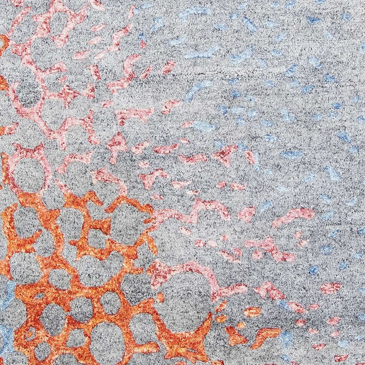 Designermatta - 200 x 140 cm - ljusblå