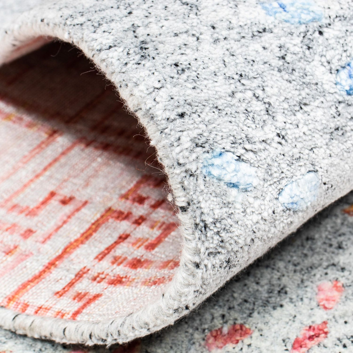 Designermatta - 200 x 140 cm - ljusblå