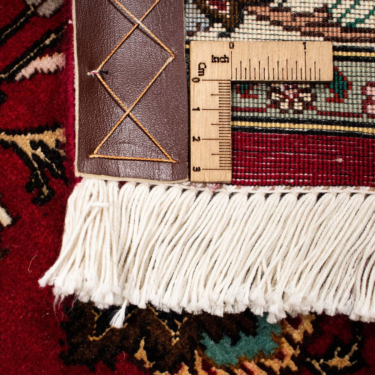 Persisk matta - Tabriz - Royal - 411 x 304 cm - mörkröd