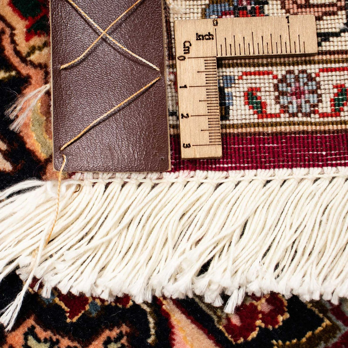 Persisk matta - Tabriz - Royal - 393 x 298 cm - mörkröd