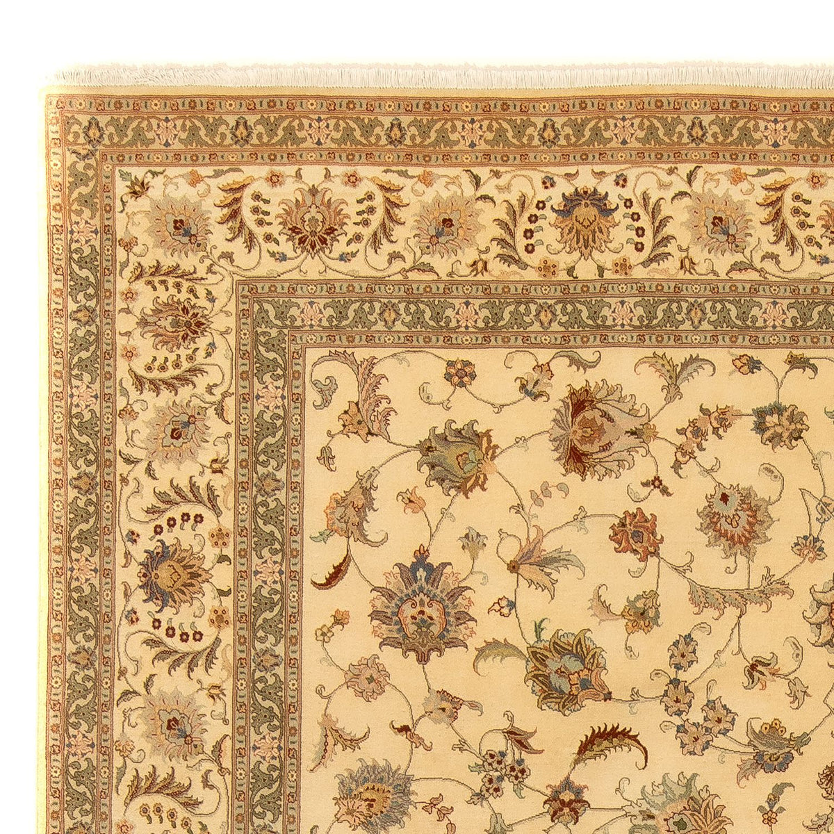 Persisk matta - Tabriz - Royal - 342 x 250 cm - beige