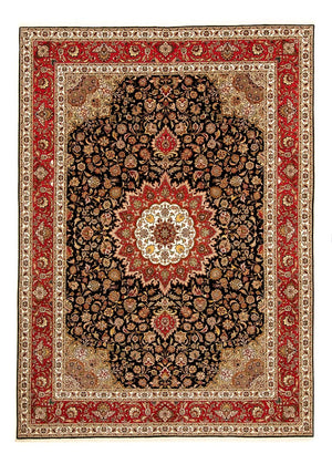 Persisk matta - Tabriz - Royal - 348 x 250 cm - röd