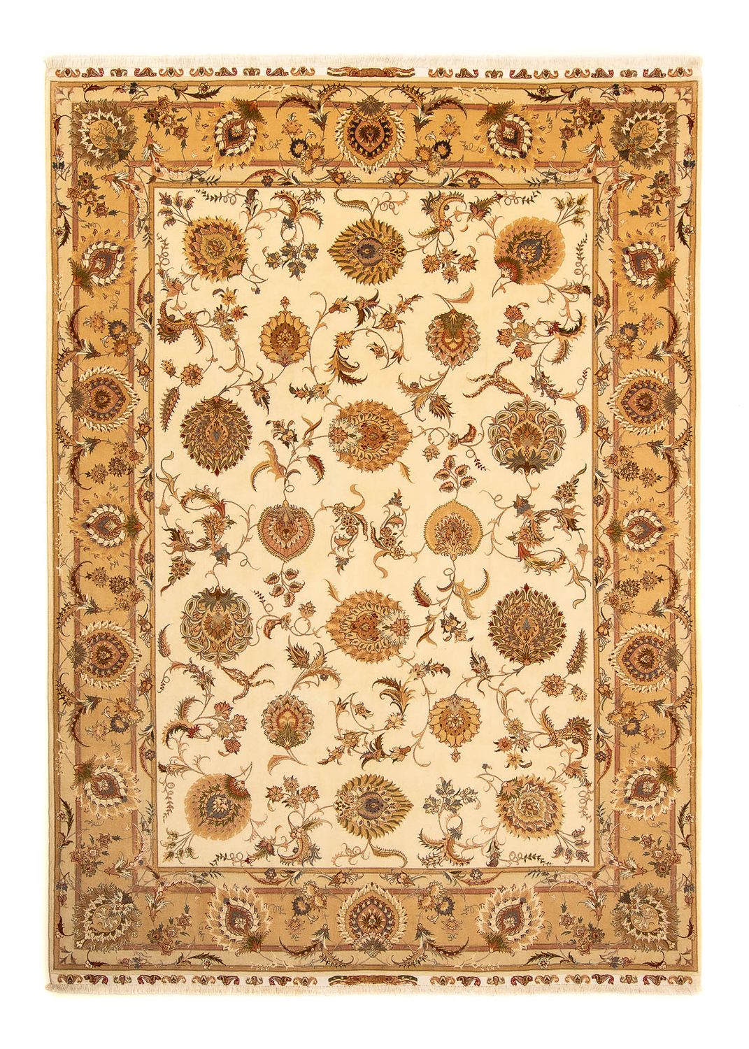 Persisk matta - Tabriz - Royal - 352 x 256 cm - beige