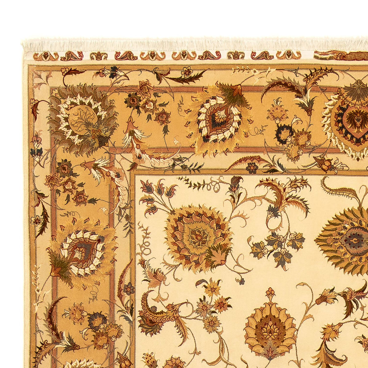 Persisk matta - Tabriz - Royal - 352 x 256 cm - beige