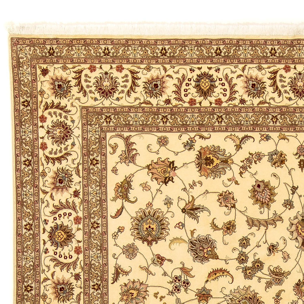 Persisk matta - Tabriz - Royal - 357 x 258 cm - beige