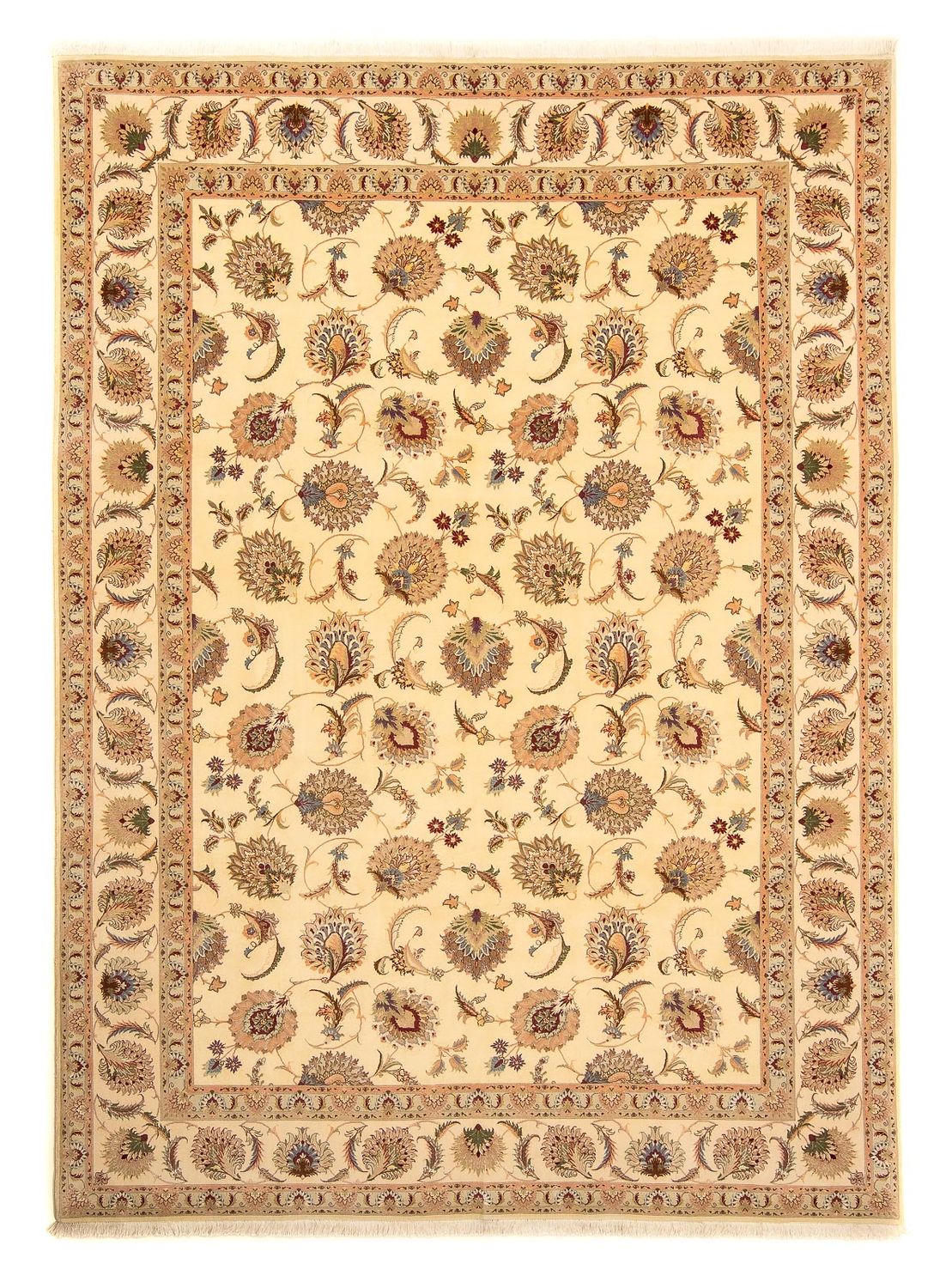 Persisk matta - Tabriz - Royal - 353 x 253 cm - beige