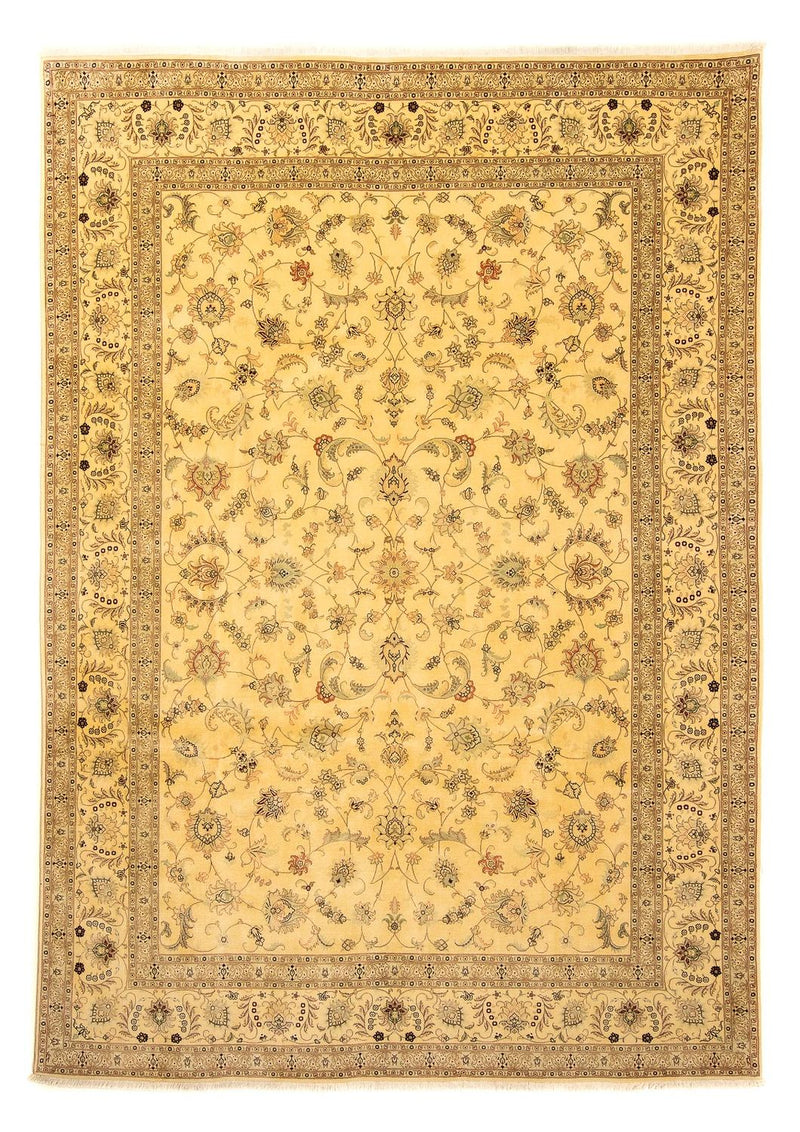 Persisk matta - Tabriz - Royal - 343 x 248 cm - guld