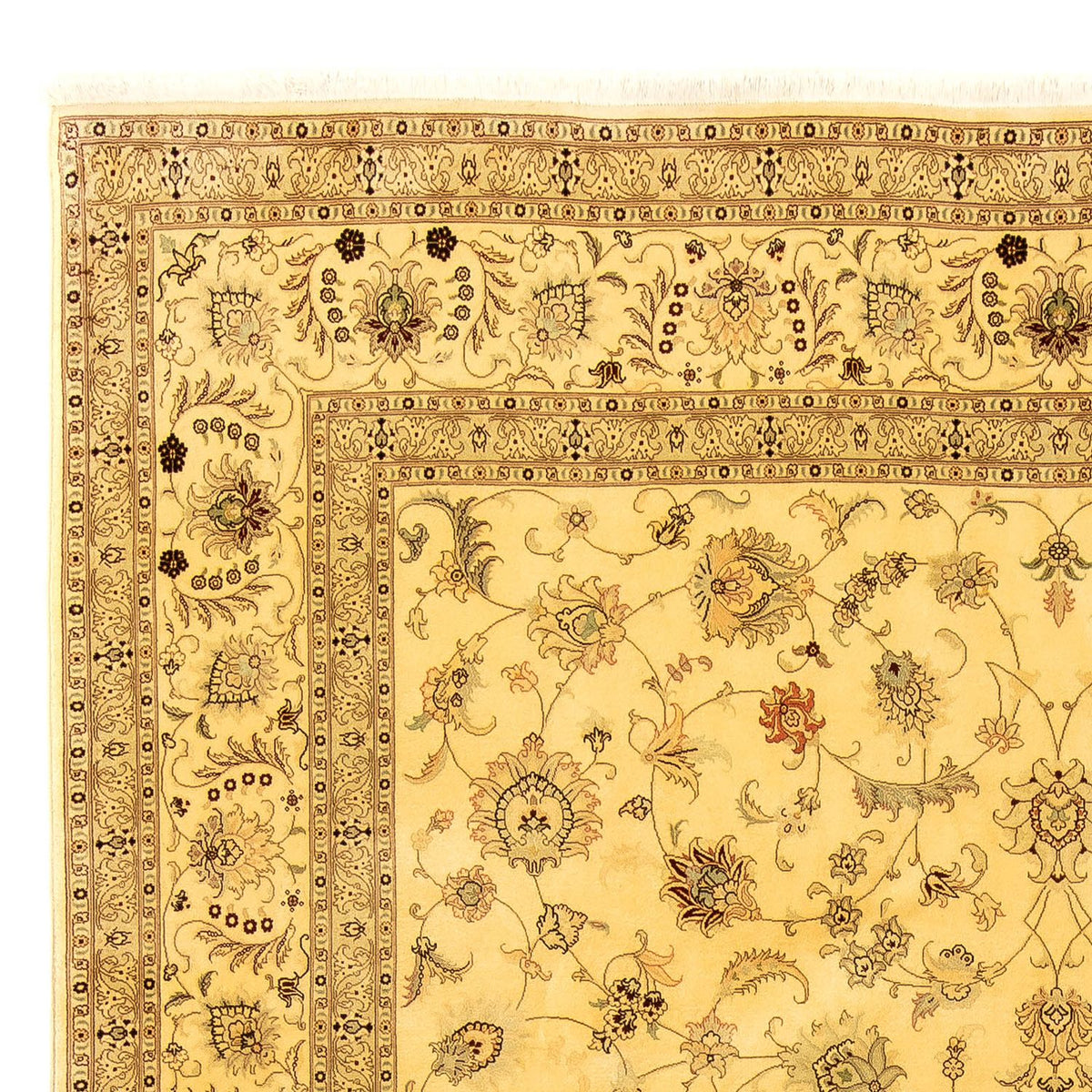 Persisk matta - Tabriz - Royal - 343 x 248 cm - guld
