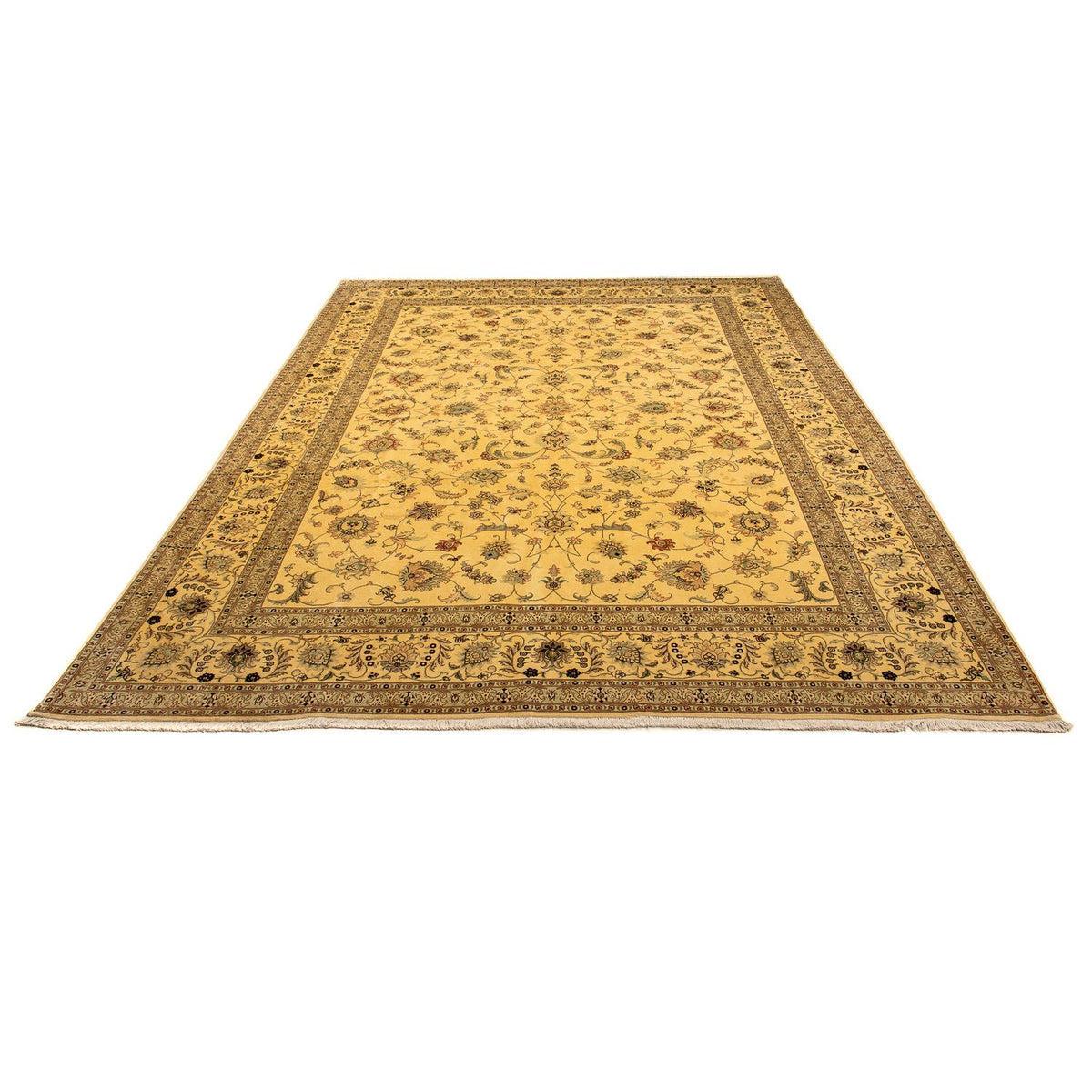 Persisk matta - Tabriz - Royal - 343 x 248 cm - guld