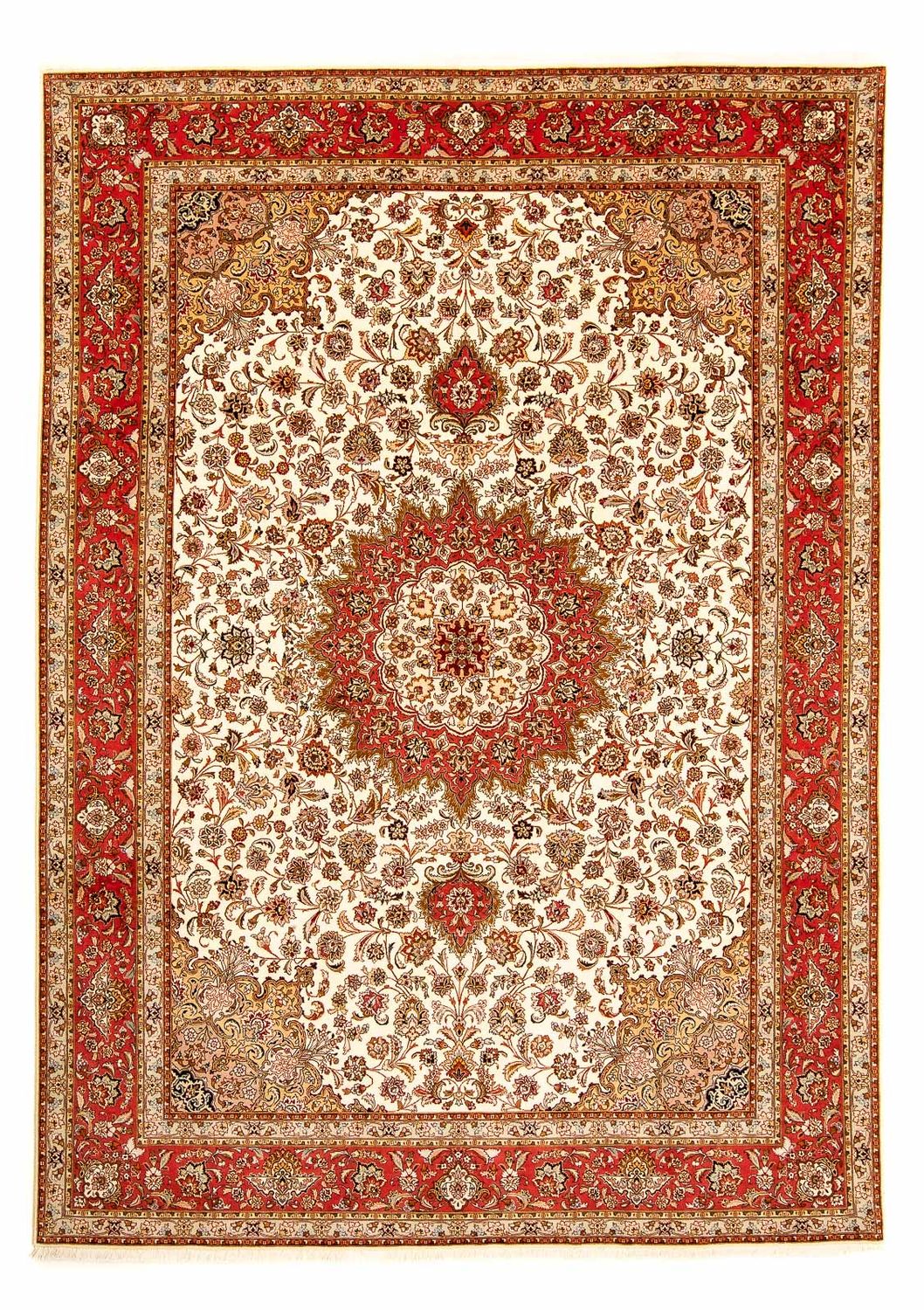 Persisk matta - Tabriz - Royal - 354 x 255 cm - beige
