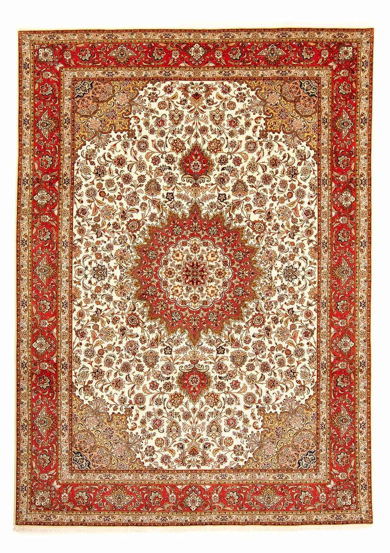 Persisk matta - Tabriz - Royal - 354 x 255 cm - beige