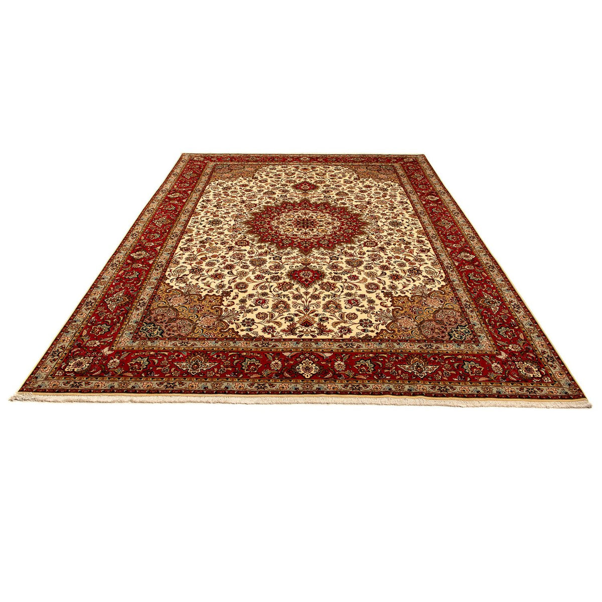Persisk matta - Tabriz - Royal - 354 x 255 cm - beige
