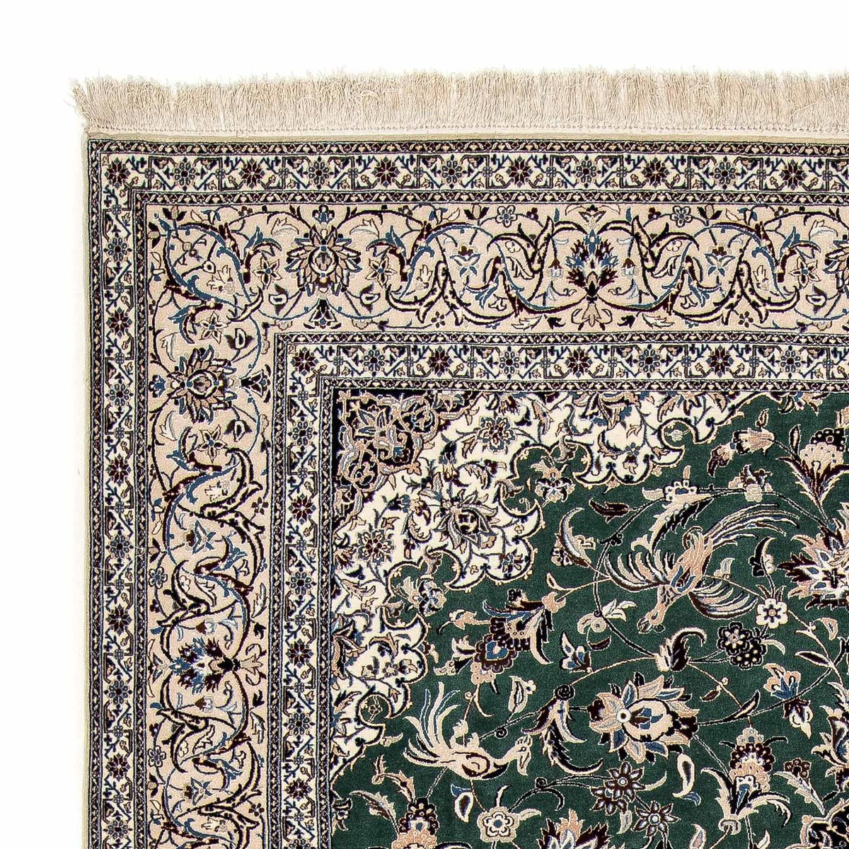 Persisk matta - Nain - Premium - 307 x 206 cm - grön