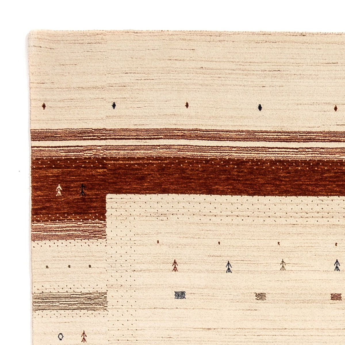 Gabbeh-matta - Loribaft Persian - 304 x 206 cm - beige