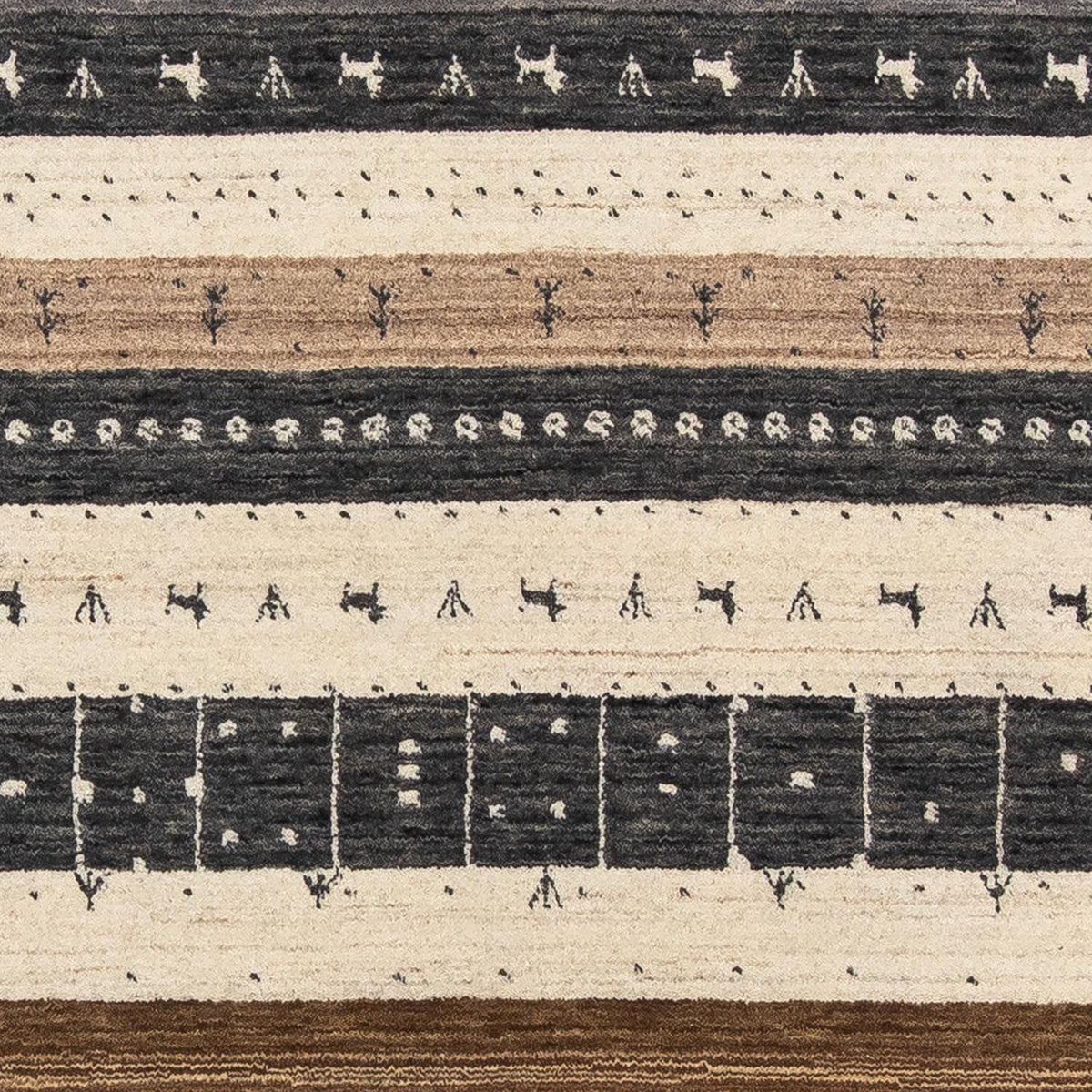 Designermatta - 204 x 145 cm - beige