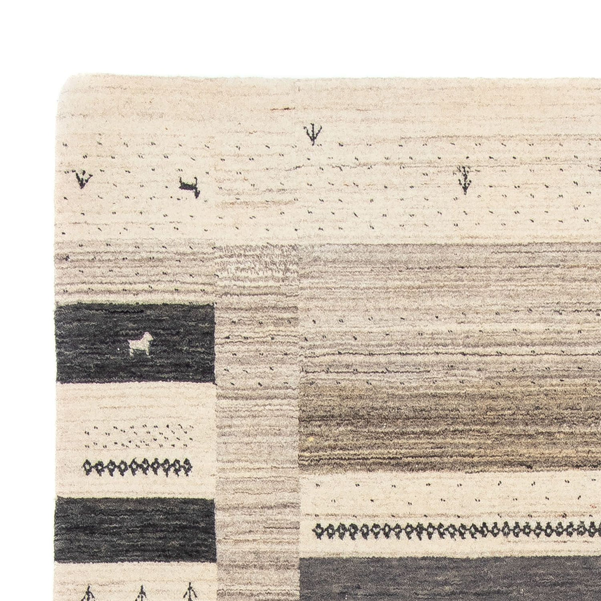 Designermatta - 204 x 145 cm - beige