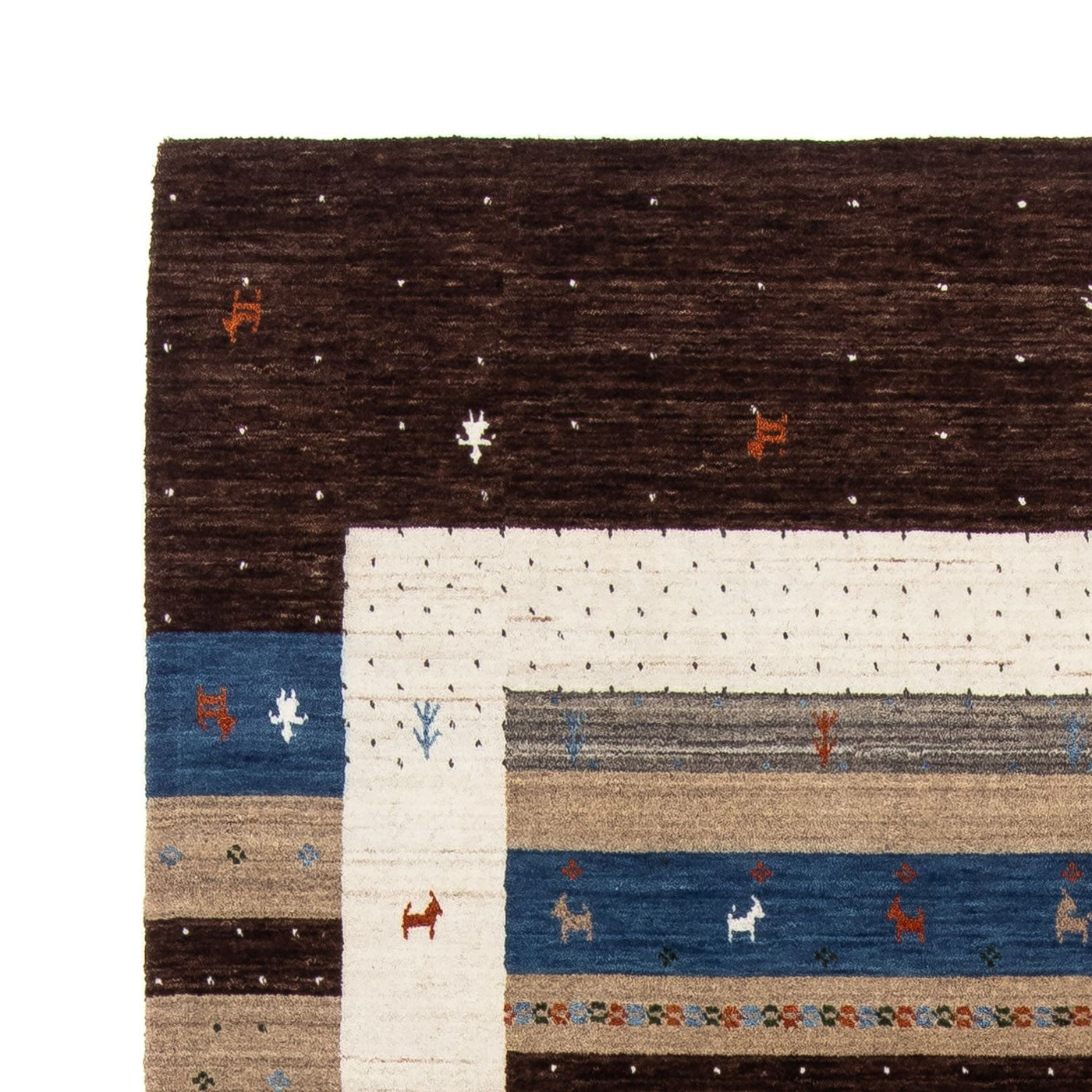 Loribaft Mattan 206x141cm - Perserteppich Wollteppich