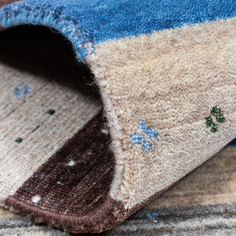 Gabbeh-matta - Loribaft Persian - 206 x 141 cm - brun