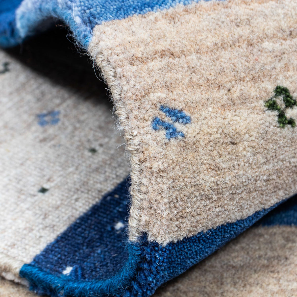 Gabbeh-matta - Loribaft Persian - 201 x 144 cm - mörkblå