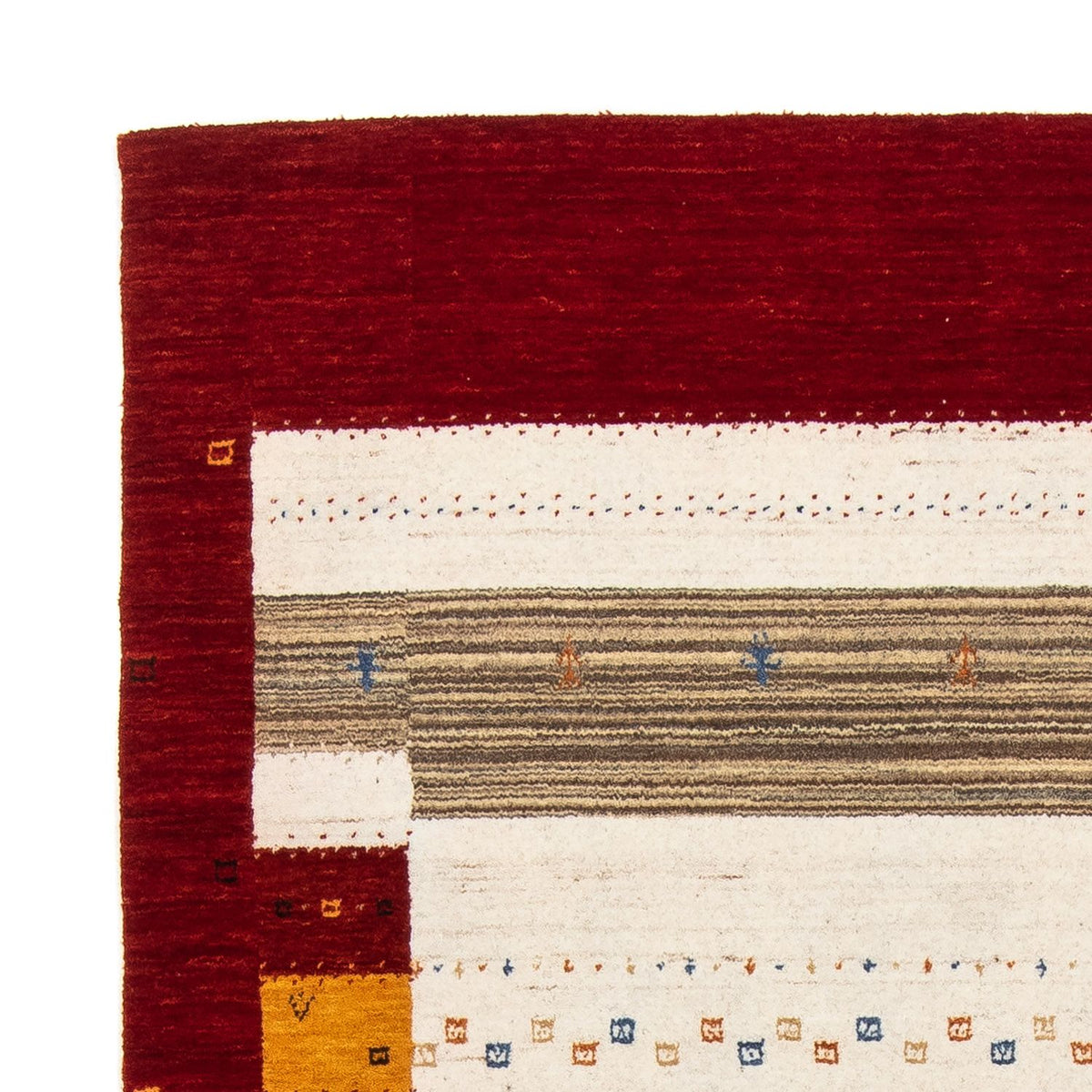 Gabbeh-matta - Loribaft Persian - 205 x 142 cm - mörkbrun