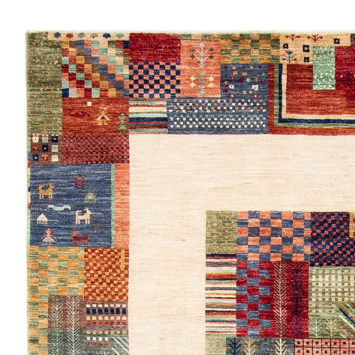 Loribaft Mattan 197x294cm - Perserteppich Wollteppich