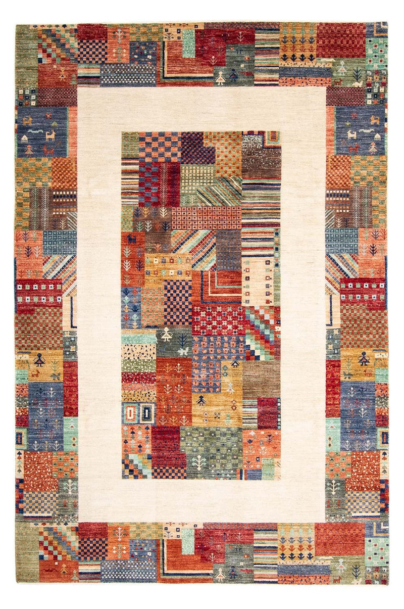 Gabbeh-matta - Loribaft Persian - 299 x 198 cm - flerfärgad