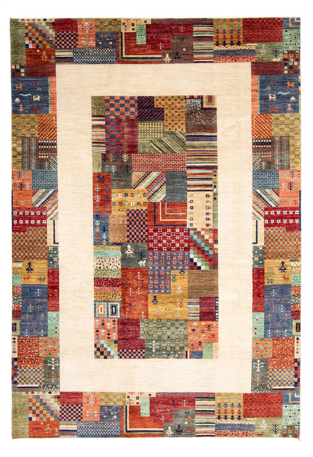 Gabbeh-matta - Loribaft Persian - 290 x 200 cm - flerfärgad