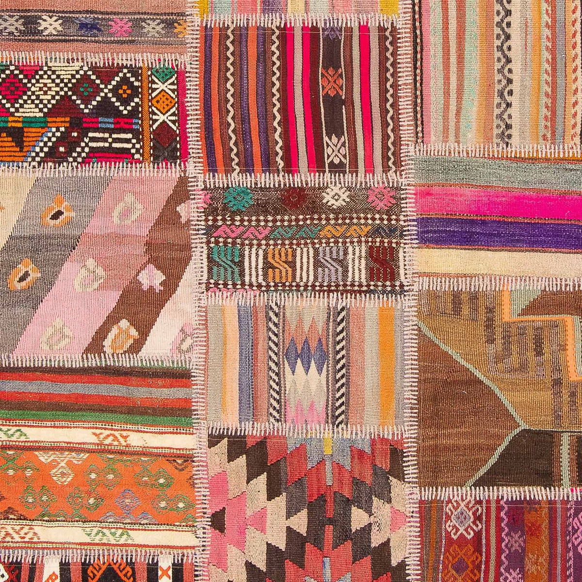 Patchwork-matta - 300 x 216 cm - flerfärgad