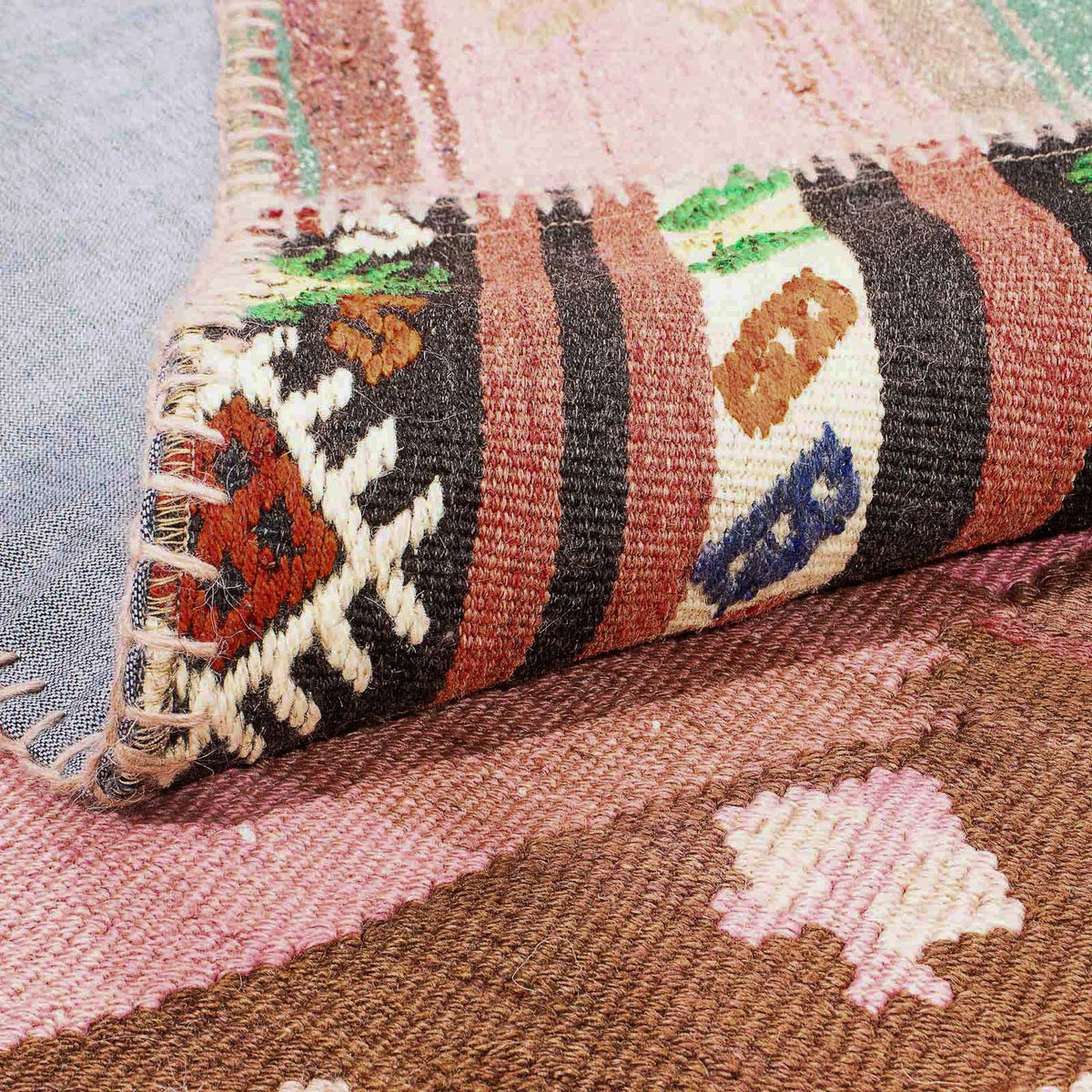 Patchwork-matta - 300 x 216 cm - flerfärgad