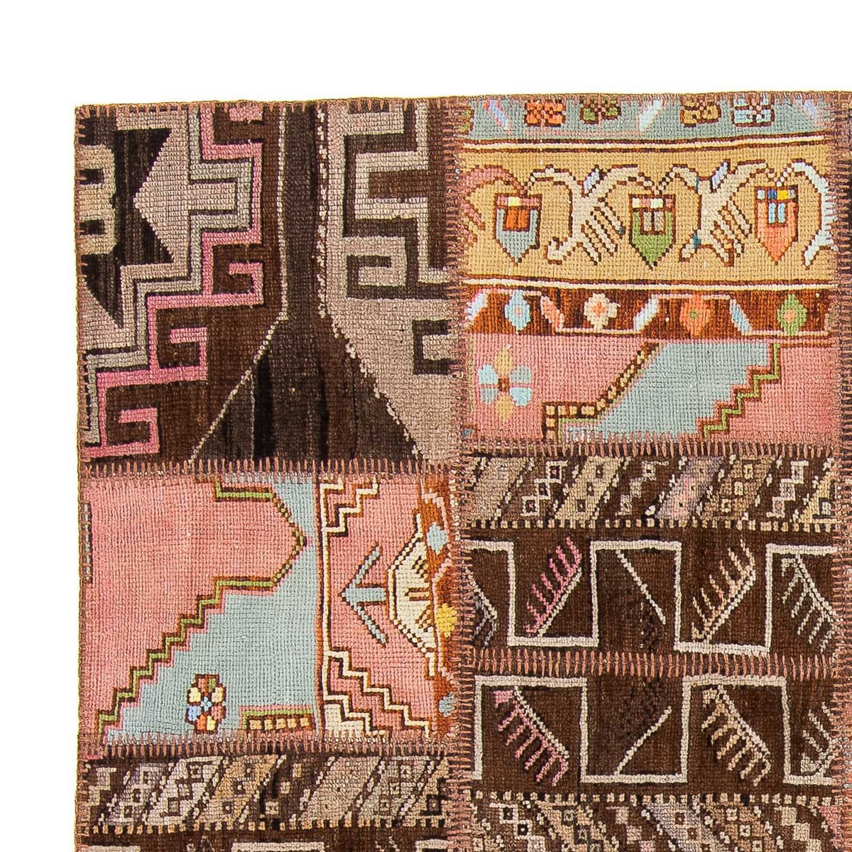 Patchwork-matta - 241 x 173 cm - flerfärgad