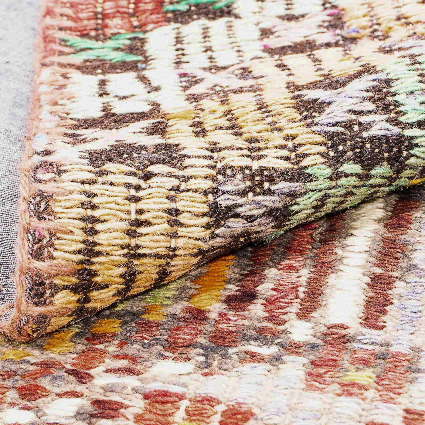 Patchwork-matta 241x170cm - Ullmatta