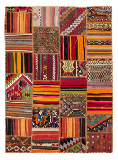 Patchwork-matta 170x237cm - Ullmatta