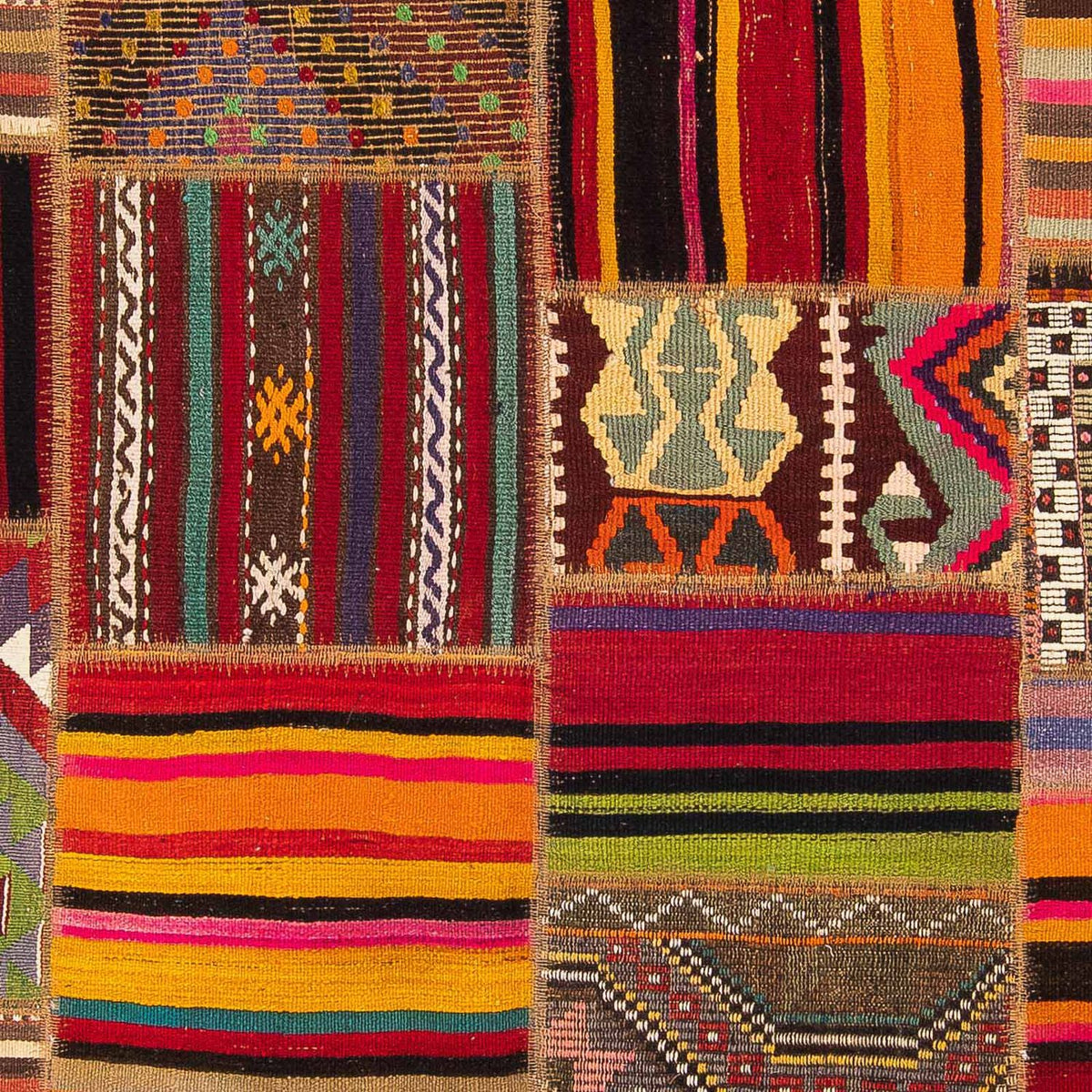 Patchwork-matta - 237 x 170 cm - flerfärgad