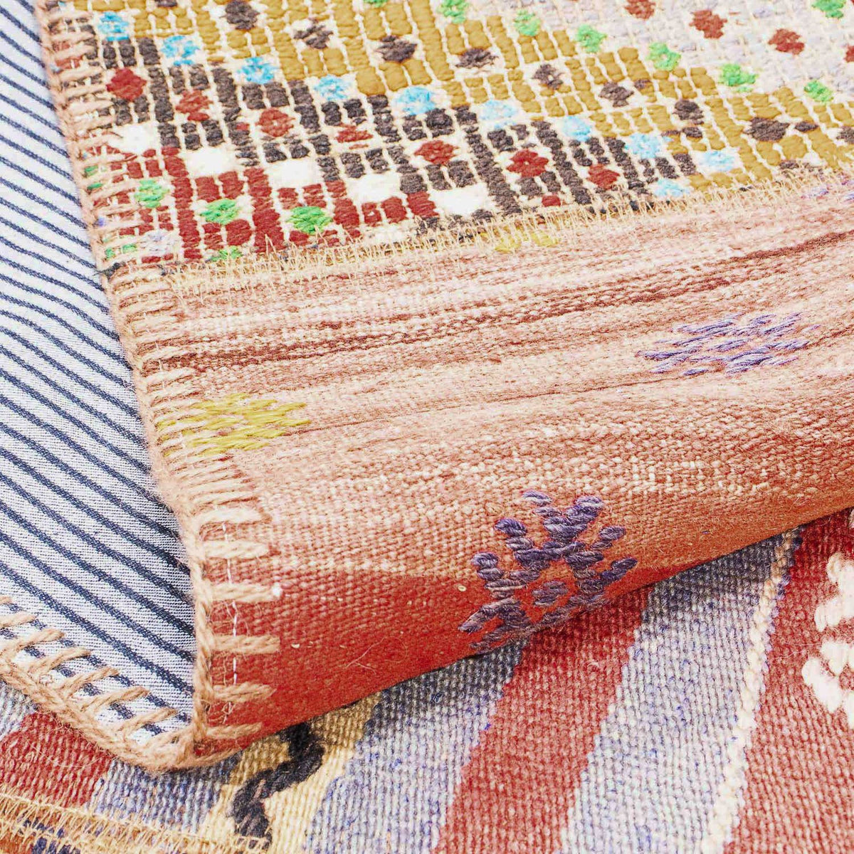 Patchwork-matta - 240 x 170 cm - flerfärgad