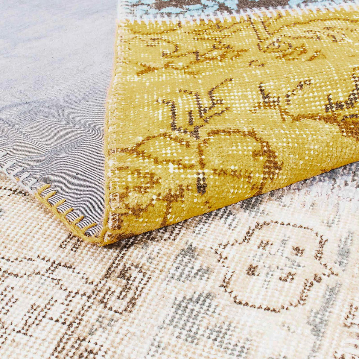 Patchwork-matta - 300 x 200 cm - flerfärgad