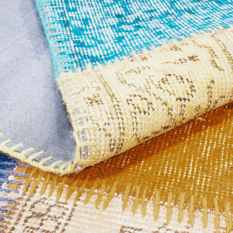 Patchwork-matta - 185 x 123 cm - flerfärgad