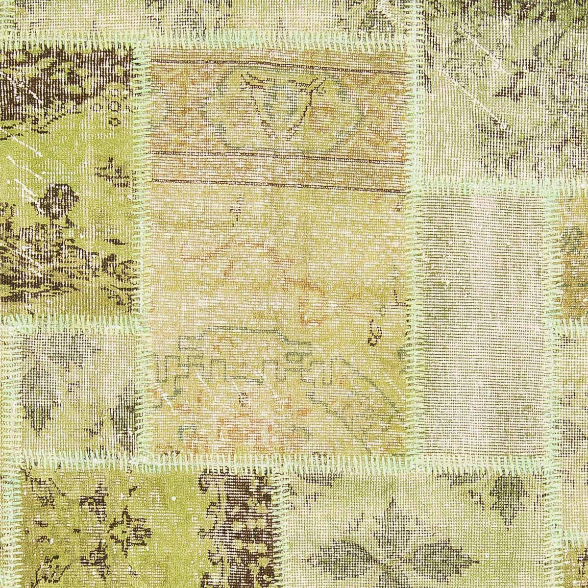 Patchwork-matta - 242 x 172 cm - flerfärgad