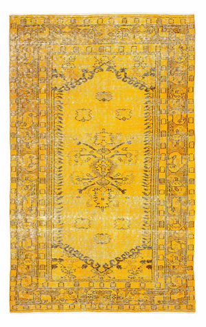 Vintage matta - 269 x 165 cm - guld