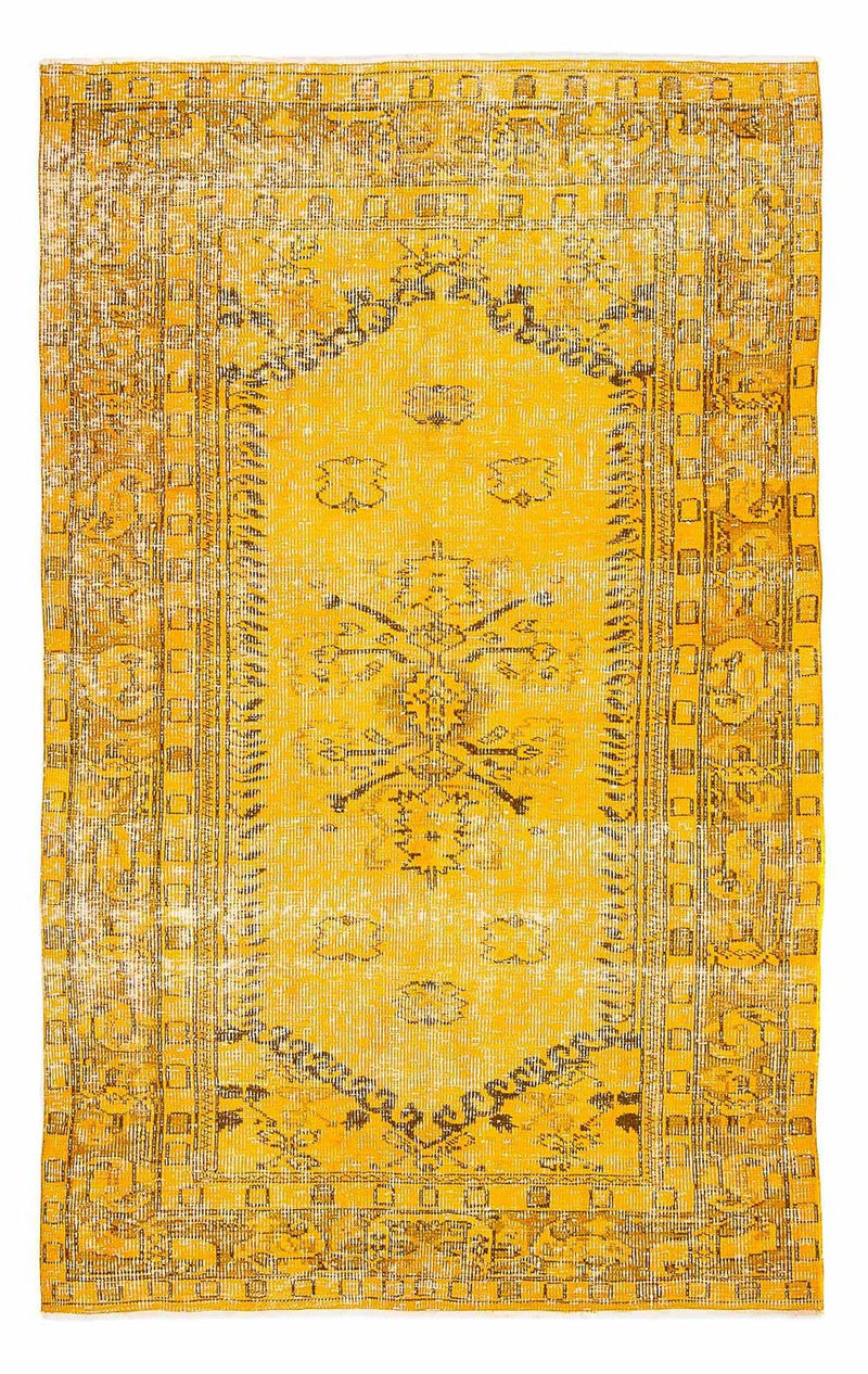 Vintage matta - 269 x 165 cm - guld