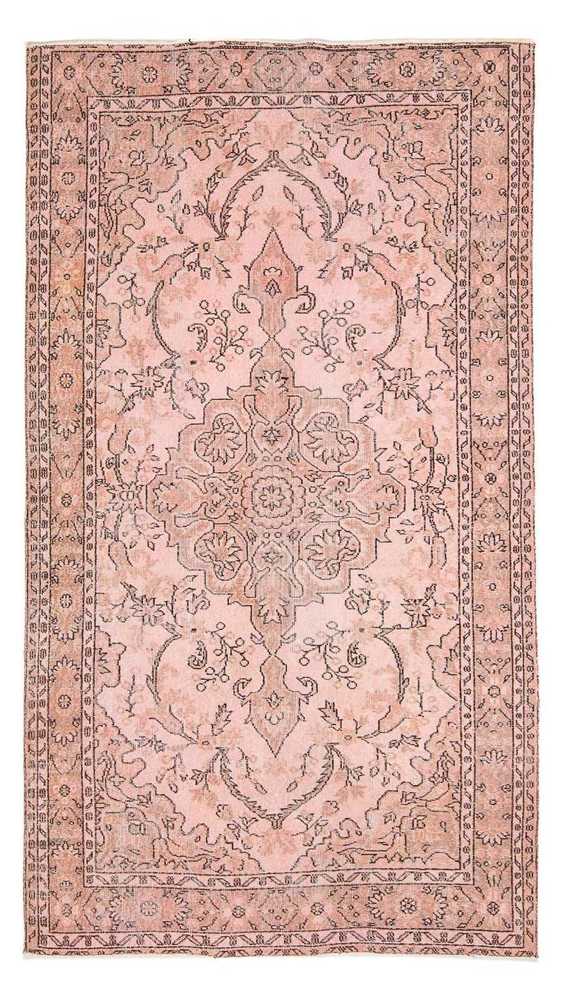 Vintage matta - 263 x 155 cm - rosa