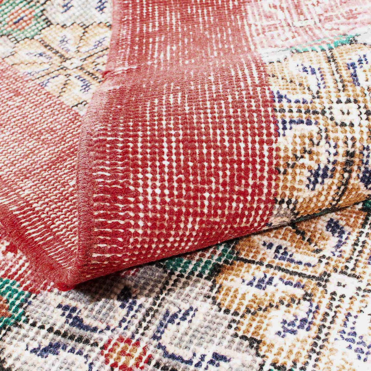 Vintage matta - 205 x 120 cm - beige