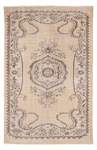 Vintage matta - 267 x 178 cm - ljusbeige
