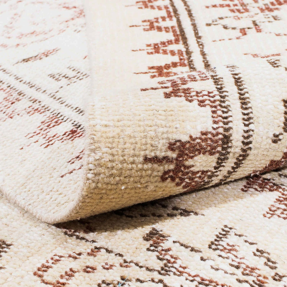 Vintage matta - 267 x 178 cm - ljusbeige