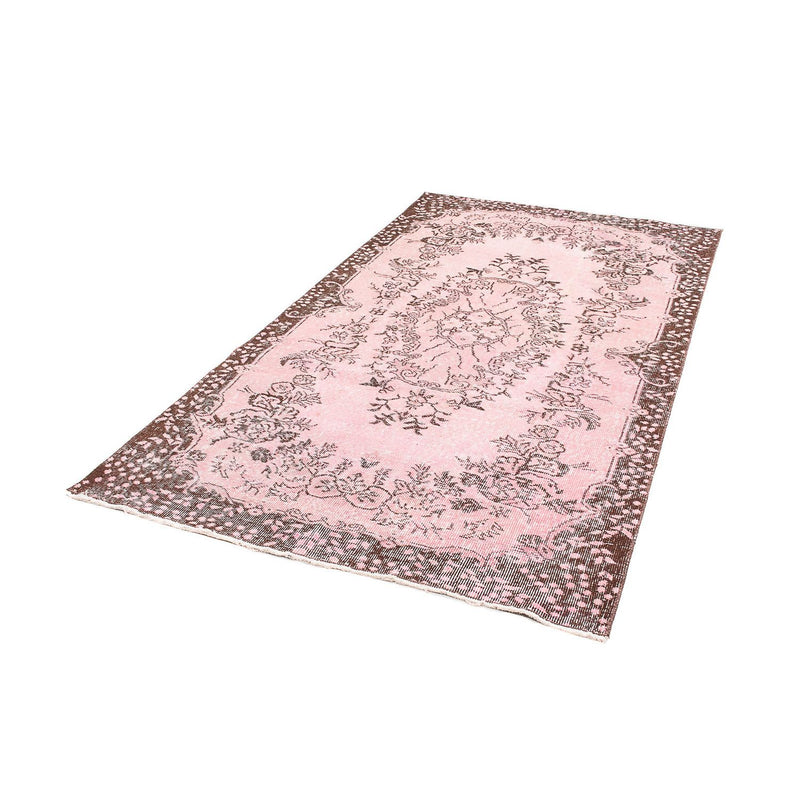Vintage matta - 217 x 118 cm - rosa