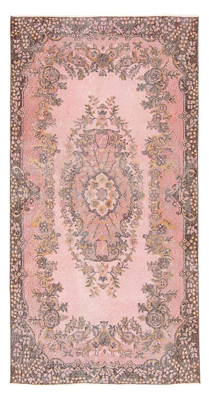 Runner Vintage matta - 210 x 114 cm - rosa
