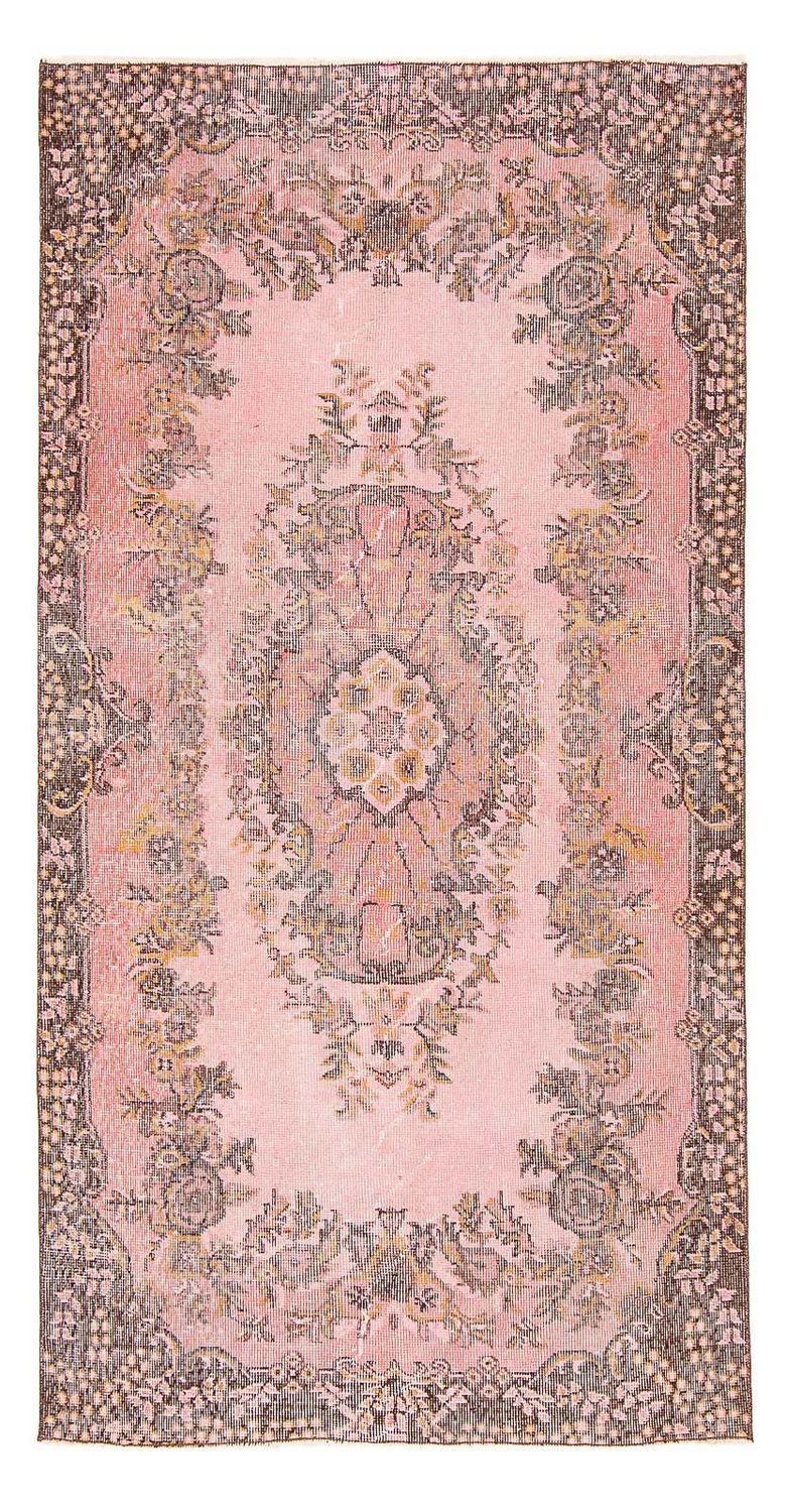 Runner Vintage matta - 210 x 114 cm - rosa