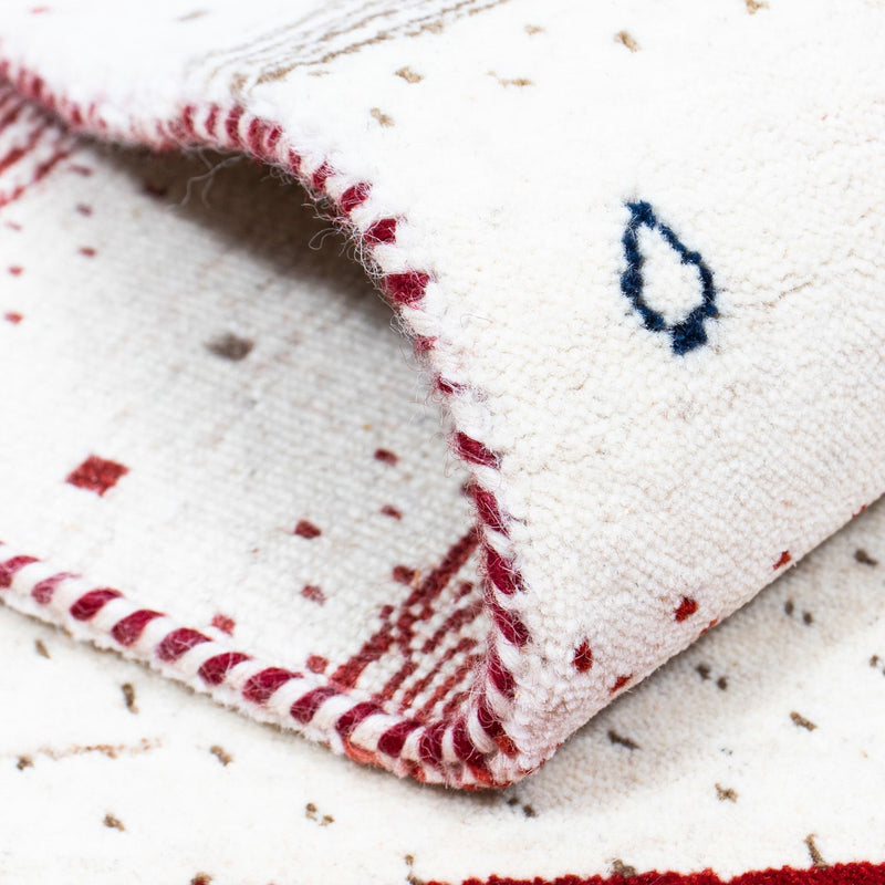 Gabbeh-matta - Loribaft Persian - 198 x 140 cm - beige