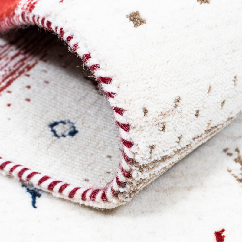 Gabbeh-matta - Loribaft Persian - 198 x 145 cm - beige